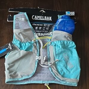 CamelBak Ultra Pro Vest with Aqua and Gray Accents